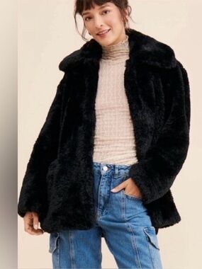 Free People Pretty Perfect Faux Fur Coat